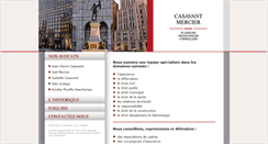 Desktop Screenshot of casavantmercier.com